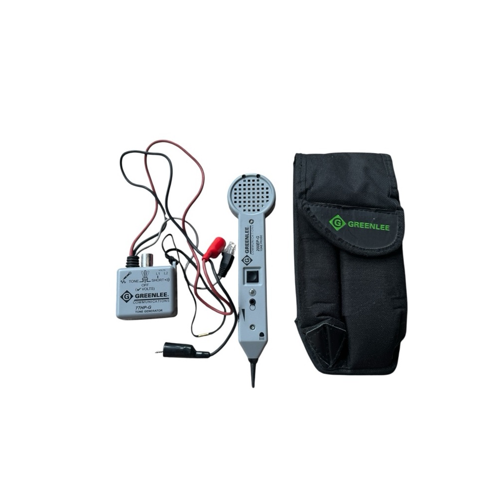 GREENLEE 77HP-G TONE GENERATOR + 200EP-G TONE PROBE + CARRYING CASE EUC
